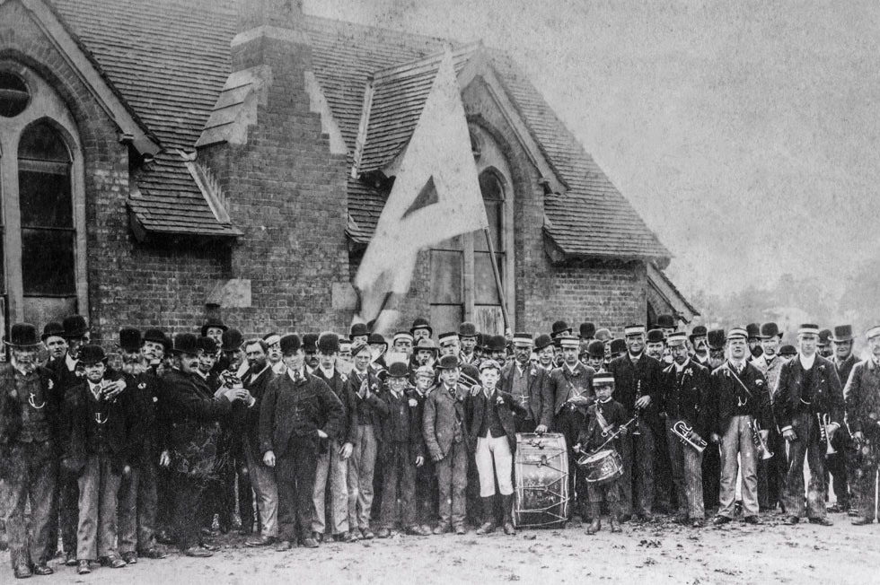 Opening of Crowcombe School, 1872